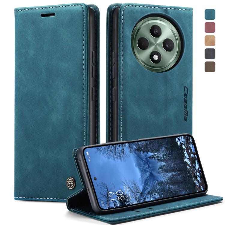 

For OPPO Reno12 F /12 FS 5G CaseMe 013 Multifunctional Horizontal Flip Leather Phone Case(Blue)