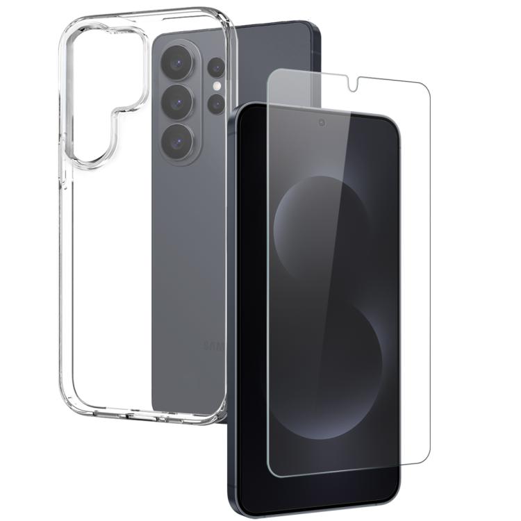 

For Samsung Galaxy S26 Ultra 5G NORTHJO TPU Case with Screen Film, Support Fingerprint Unlock(Transparent)