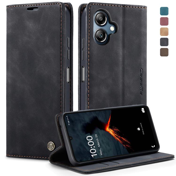 

For Samsung Galaxy A06 CaseMe 013 Multifunctional Horizontal Flip Leather Phone Case(Black)