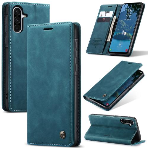 

For Samsung Galaxy A56 CaseMe 013 Multifunctional Horizontal Flip Leather Phone Case(Blue)