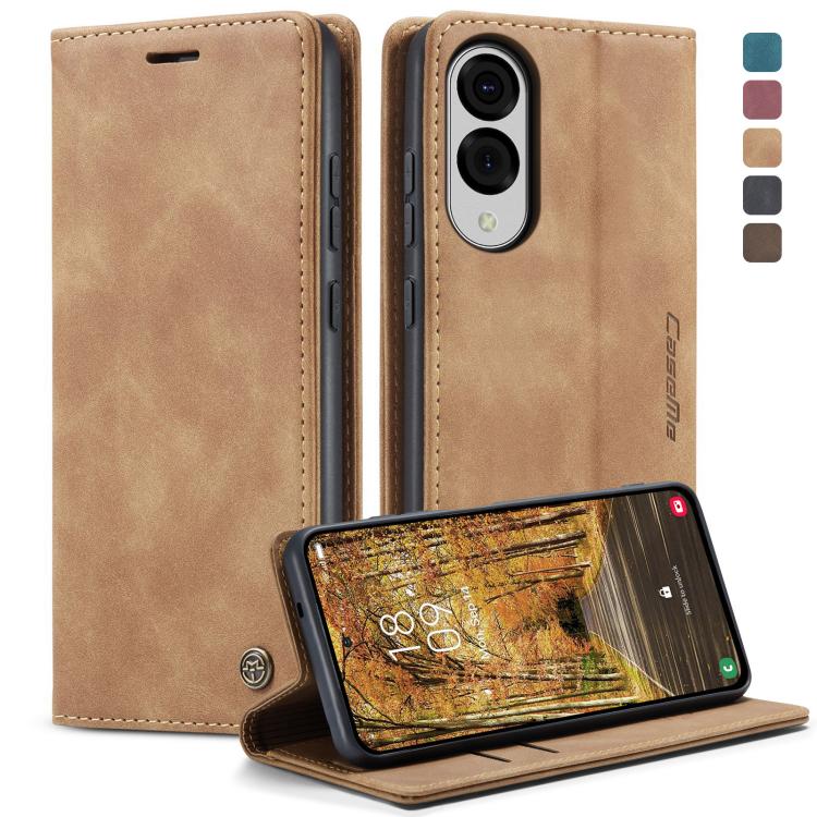 

For Samsung Galaxy S25 Edge 5G CaseMe 013 Multifunctional Horizontal Flip Leather Phone Case(Brown)