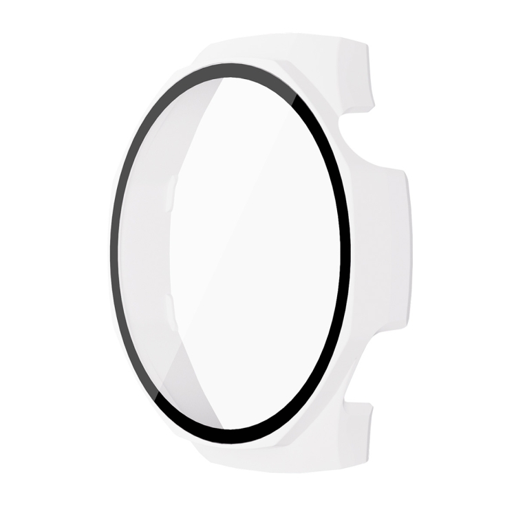 

For Huawei Watch GT 5 Pro 46mm ENKAY Hat-Prince Tempered Glass Film Integrated PC Watch Case(White)