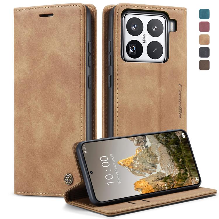 

For Xiaomi 15 Pro CaseMe 013 Multifunctional Horizontal Flip Leather Phone Case(Brown)
