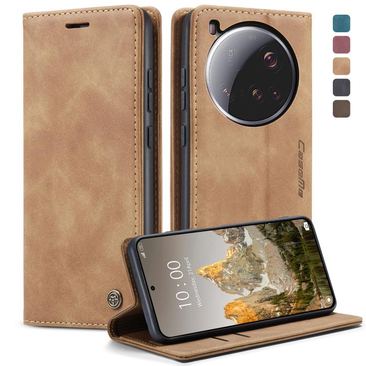 

For Xiaomi 15 Ultra CaseMe 013 Multifunctional Horizontal Flip Leather Phone Case(Brown)