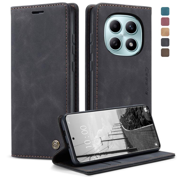 

For Redmi Note 15 4G / 5G Global 164mm CaseMe 013 Multifunctional Horizontal Flip Leather Phone Case(Black)