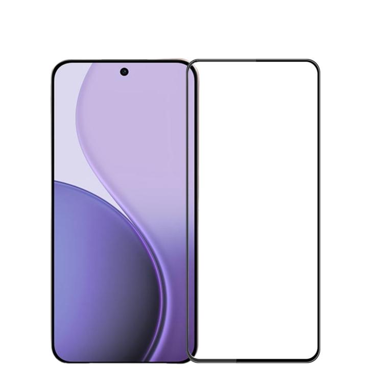 

For OPPO Reno14 F MOFI 9H 3D Explosion-proof Curved Screen Tempered Glass Film(Black)