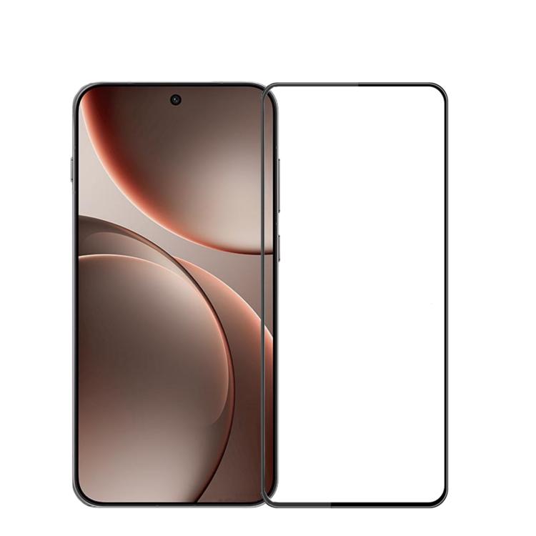

For OPPO Find X9 Unlock MOFI 9H 3D Explosion-proof Curved Screen Tempered Glass Film(Black)