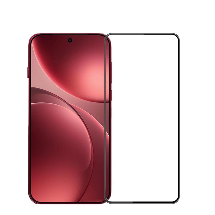 

For OPPO Find X9 Pro Unlock MOFI 9H 3D Explosion-proof Curved Screen Tempered Glass Film(Black)