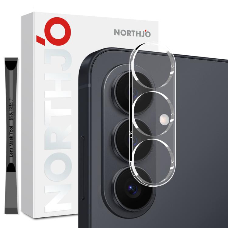 

For Samsung Galaxy S26 5G NORTHJO Camera Lens Protector 3D HD Tempered Glass Film(Clear)