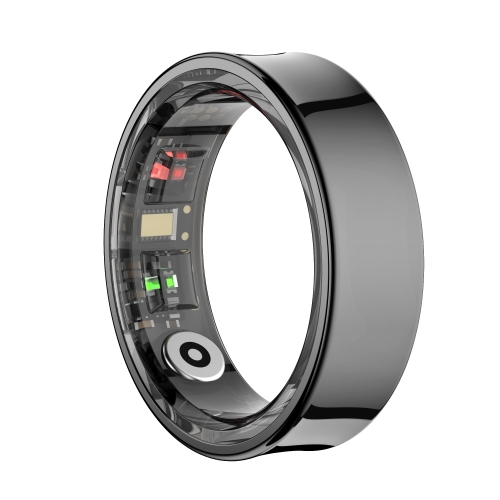 

R09 SIZE 8 Smart Ring, Support Heart Rate / Blood Oxygen / Sleep Monitoring / Multiple Sports Modes(Black)