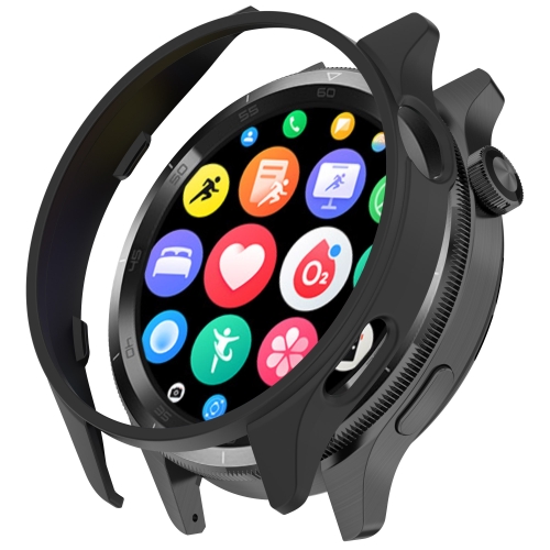 For Xiaomi Watch S4 / Watch S4 eSIM Half Coverage PC Hollow Watch Protective Case(Black)