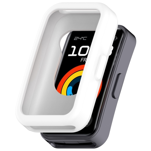 

For Huawei Band 9 / 9 NFC / 8 / 8 NFC Silicone Watch Protective Case(White)