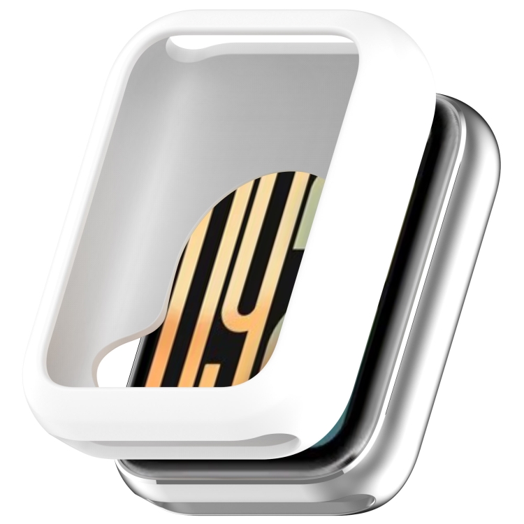 

For Xiaomi Smart Band 9 Pro Silicone Watch Protective Case(White)