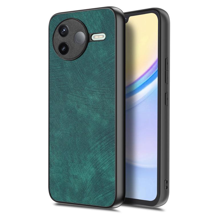 

For Redmi K80 Pro / Poco F7 Ultra Vintage Leather PC Back Cover Phone Case(Green)