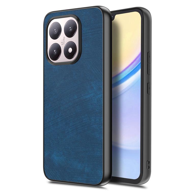 

For Xiaomi 15T Vintage Leather PC Back Cover Phone Case(Blue)