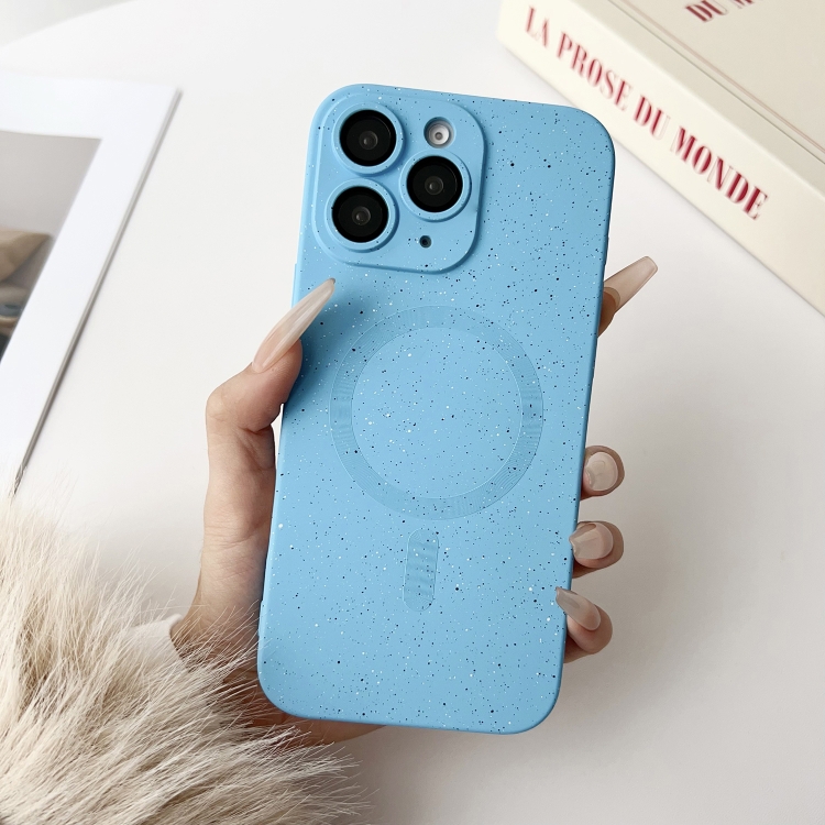 

For iPhone 11 Pro Max Starry Sky TPU Shockproof MagSafe Phone Case(Sierra Blue)