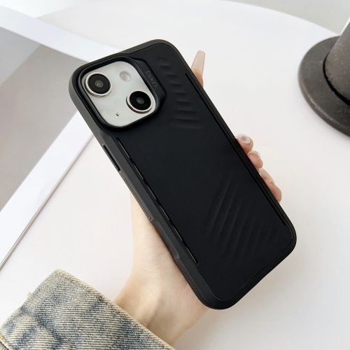 

For iPhone 15 Plus Gaer4 Imitation MagSafe Shockproof TPU Phone Case(Black)