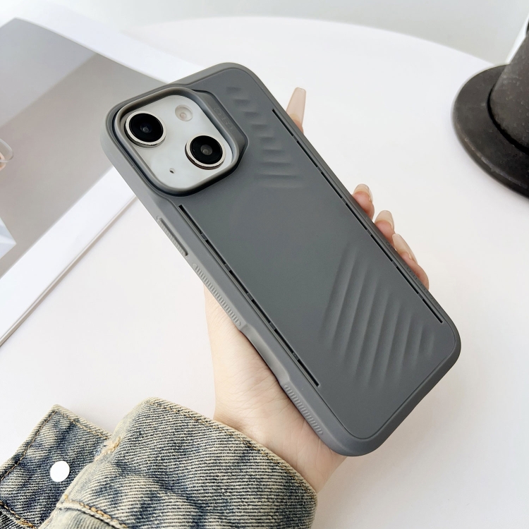 

For iPhone 14 Gaer4 Imitation MagSafe Shockproof TPU Phone Case(Grey)