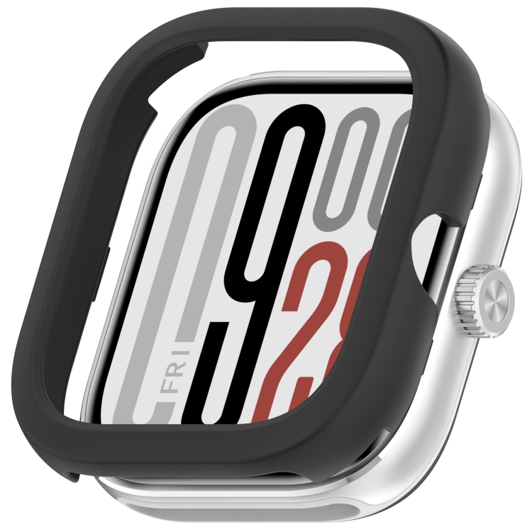 

For Redmi Watch 5 eSIM Half Coverage PC Hollow Watch Protective Case(Black)
