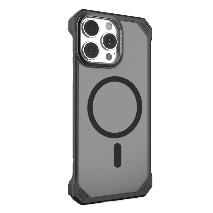 

For iPhone 15 Pro Max Starshield Frameless MagSafe PC Phone Case(Black)