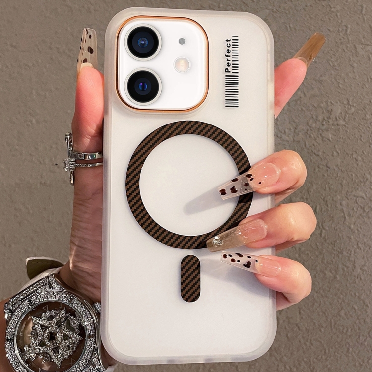 

For iPhone 11 Crystal Skin Feel MagSafe TPU Phone Case(Desert gold)