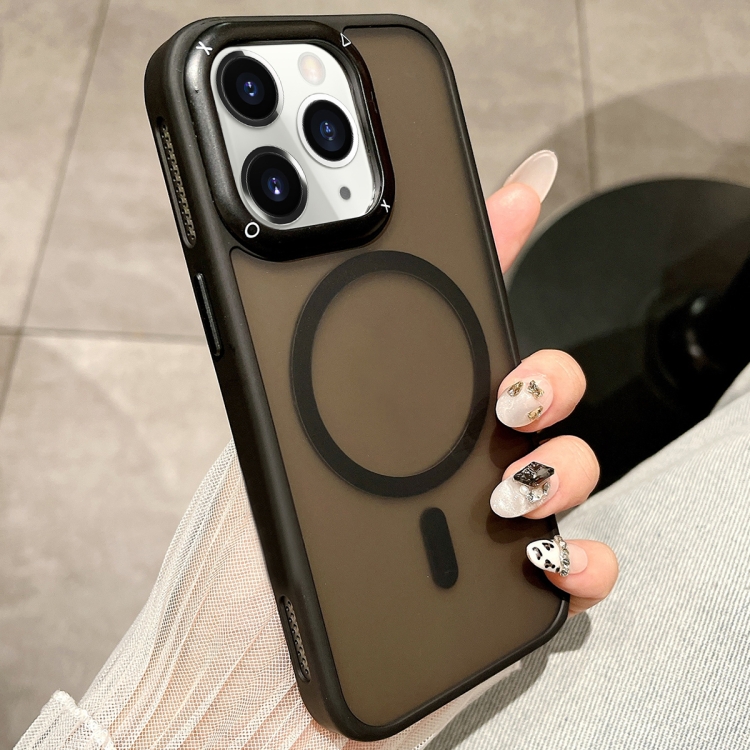 

For iPhone 11 Pro Max Heat Dissipation MagSafe Shockproof Phone Case(Black)