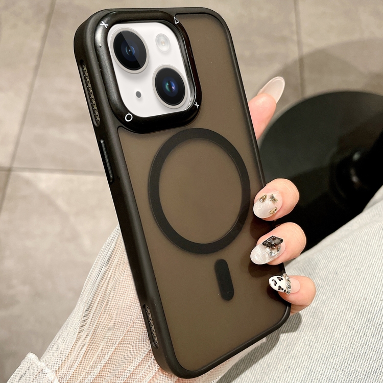 

For iPhone 13 Heat Dissipation MagSafe Shockproof Phone Case(Black)