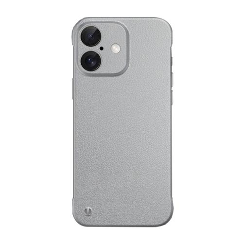 

For iPhone 16 Plus Frameless Litchi Texture PC Phone Case(Titanium Silver)