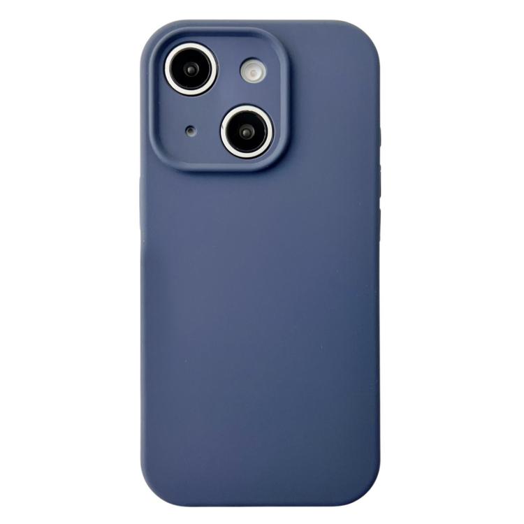 

For iPhone 14 PU Hybrid TPU MagSafe IC Chip Phone Case(Dark blue)