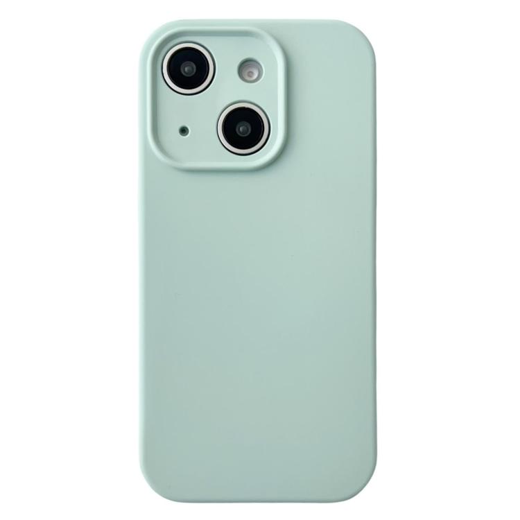 

For iPhone 14 PU Hybrid TPU MagSafe IC Chip Phone Case(Light Green)