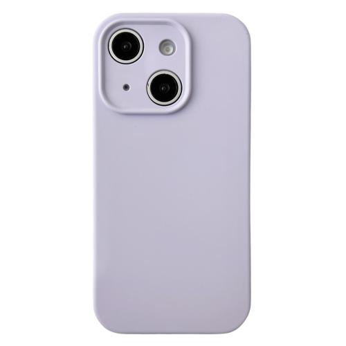 

For iPhone 15 PU Hybrid TPU MagSafe IC Chip Phone Case(Purple)