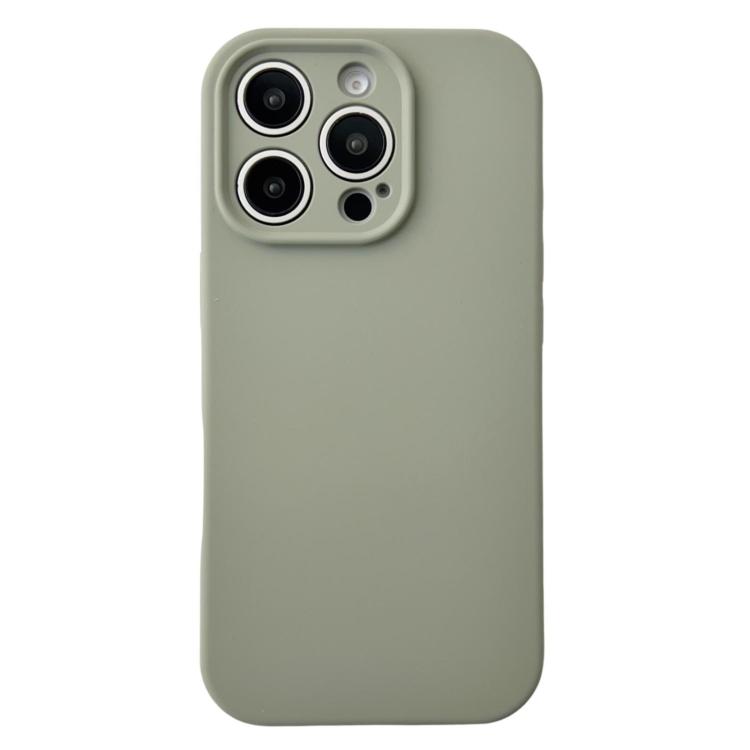 

For iPhone 16 Pro PU Hybrid TPU MagSafe IC Chip Phone Case(Grey)