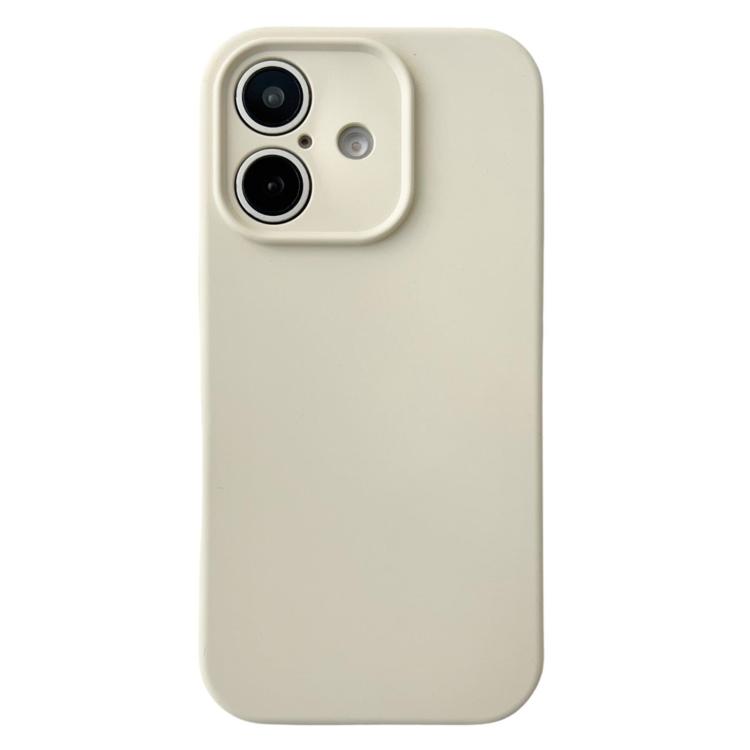 

For iPhone 16 PU Hybrid TPU MagSafe IC Chip Phone Case(White)
