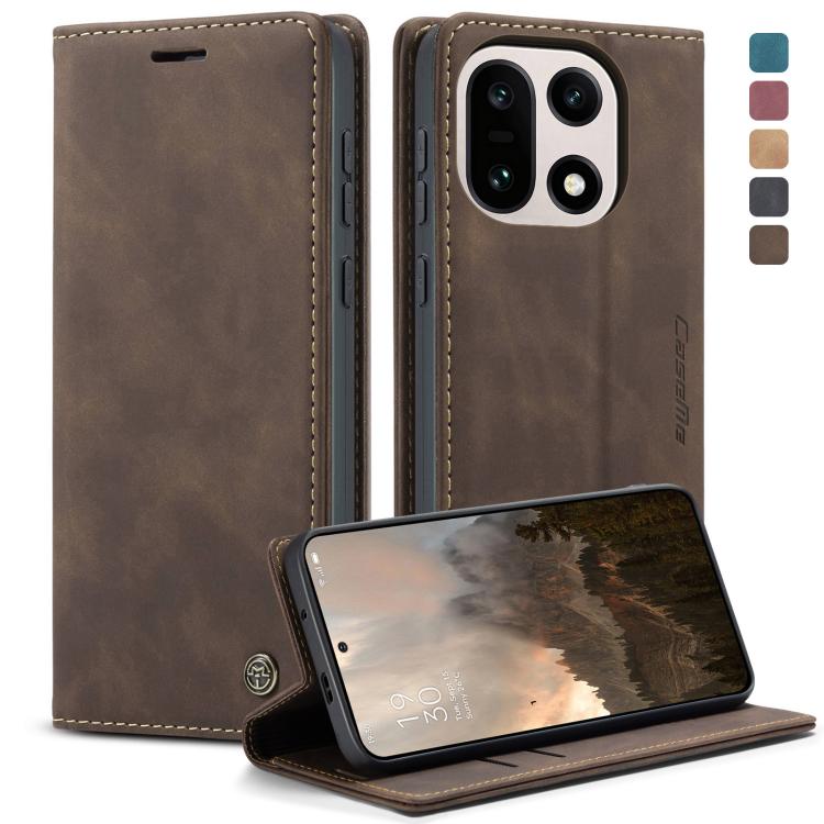 

For OnePlus 15 CaseMe 013 Multifunctional Horizontal Flip Leather Phone Case(Coffee)