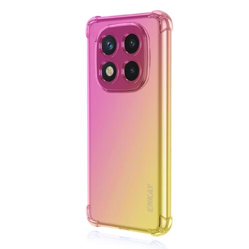 

For Redmi Note 14 Pro 4G ENKAY Hat-Prince Gradient Airbag TPU Phone Case(Pink Gold)