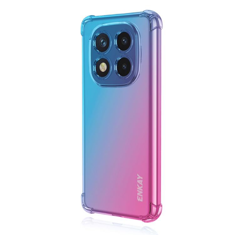 

For Redmi Note 14 Pro 5G ENKAY Hat-Prince Gradient Airbag TPU Phone Case(Blue Pink)