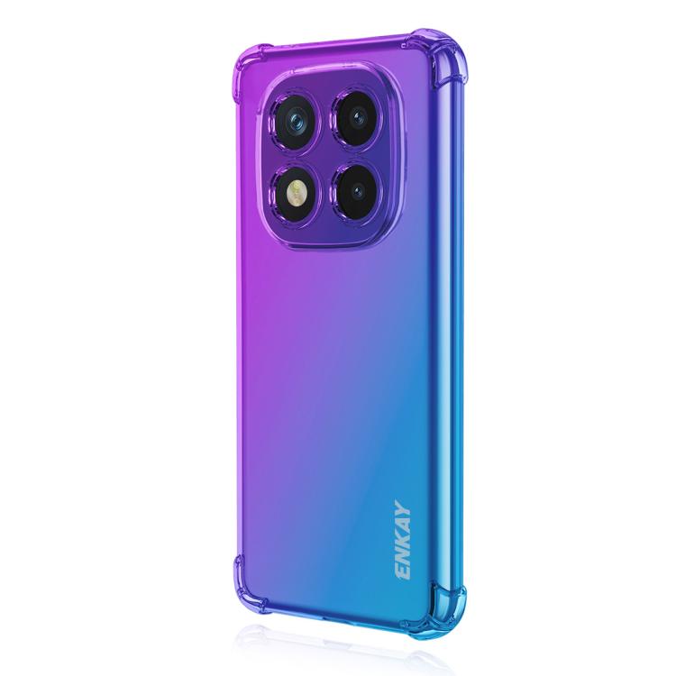 

For Redmi Note 14 Pro+ 5G ENKAY Hat-Prince Gradient Airbag TPU Phone Case(Purple Blue)