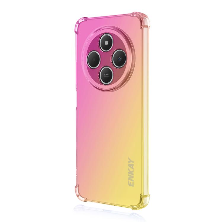 

For Redmi 14C ENKAY Hat-Prince Gradient Airbag TPU Phone Case(Pink Gold)