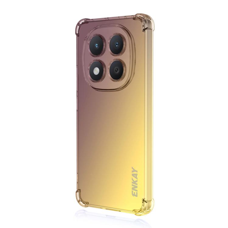 

For Redmi Note 15 Pro 5G Global 163.6mm ENKAY Hat-Prince Gradient Airbag TPU Phone Case(Purple Gold)