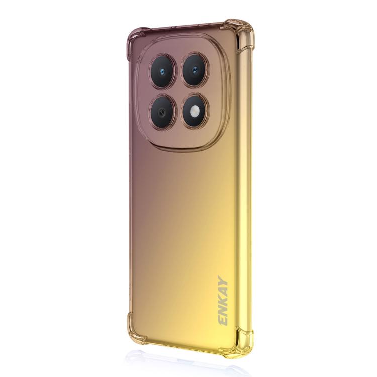 

For Redmi Note 15 4G / 5G Global 164mm ENKAY Hat-Prince Gradient Airbag TPU Phone Case(Purple Gold)