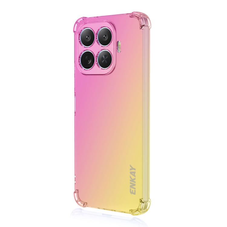 For Xiaomi 17T Pro ENKAY Hat-Prince Gradient Airbag TPU Phone Case(Pink Gold)