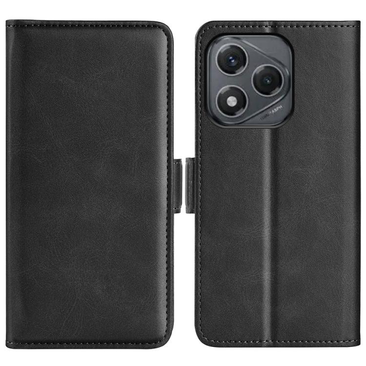 

For Honor 400 Smart Dual-side Magnetic Buckle Horizontal Flip Leather Phone Case(Black)