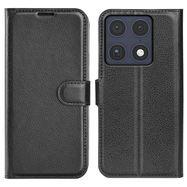 

For Motorola Signature 5G Litchi Texture Horizontal Flip Leather Phone Case with Holder(Black)