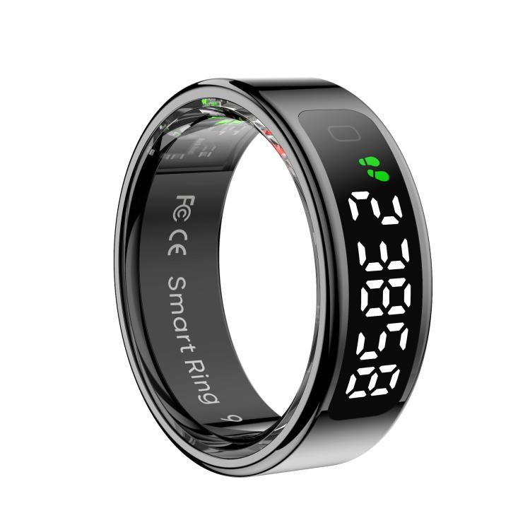 

R11 SIZE 8 Smart Ring, Support Heart Rate / Blood Oxygen / Sleep / Multiple Sports Modes(Black)