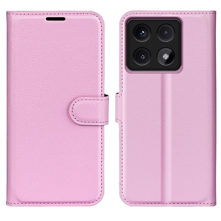 

For Xiaomi 14T Pro Litchi Texture Horizontal Flip Leather Phone Case with Holder(Pink)