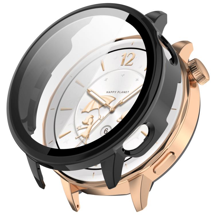 

For OnePlus Watch 3 43mm / OPPO Watch X2 Mini Tempered Film Integrated PC Watch Protective Cover(Black)