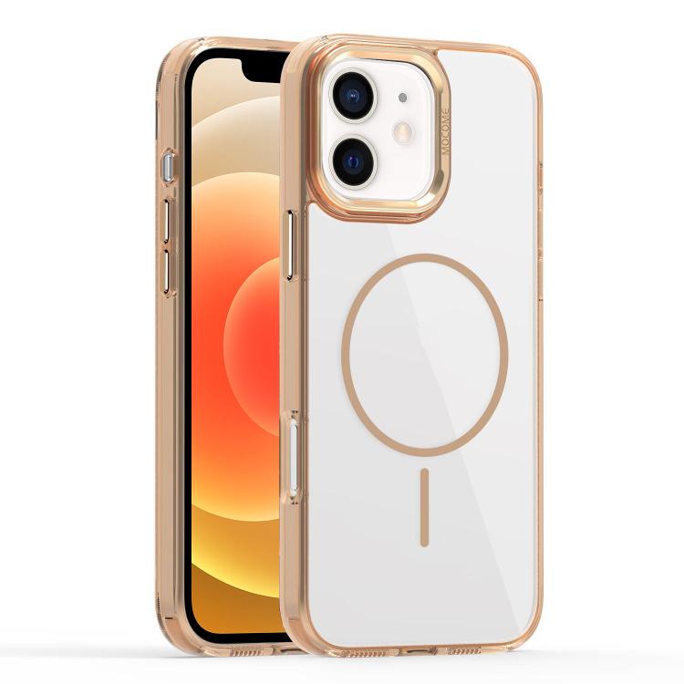 

For iPhone 12 Star Shield Thin Circle MagSafe Phone Case(Desert Gold)