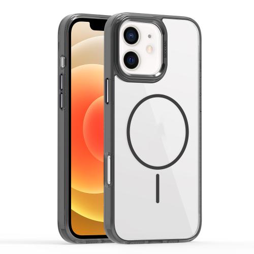 

For iPhone 12 Star Shield Thin Circle MagSafe Phone Case(Black)