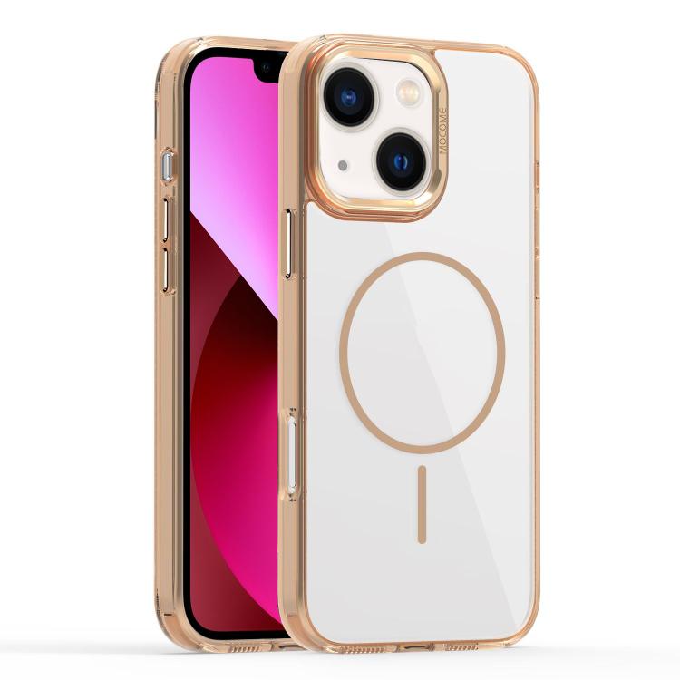 

For iPhone 13 Star Shield Thin Circle MagSafe Phone Case(Desert Gold)