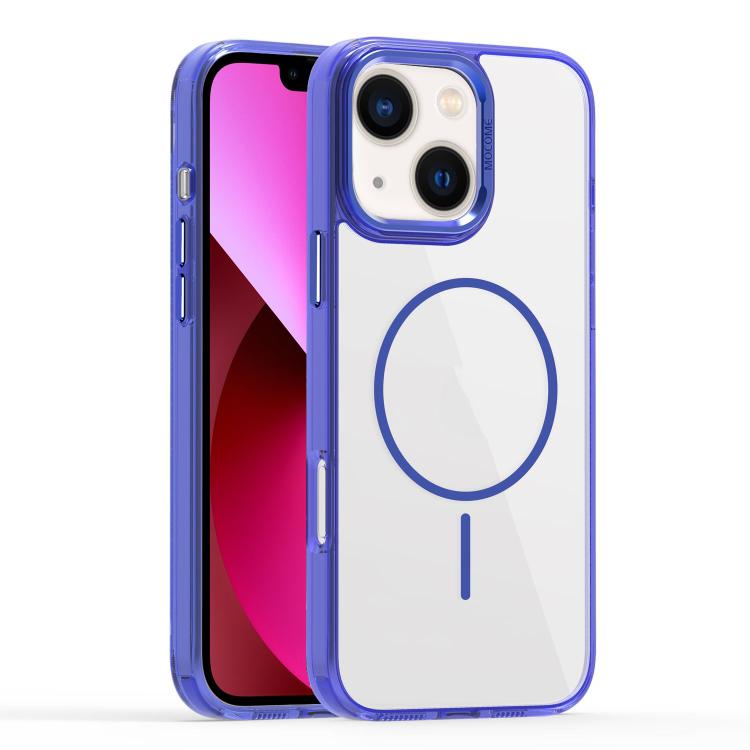 

For iPhone 13 Star Shield Thin Circle MagSafe Phone Case(Blue)